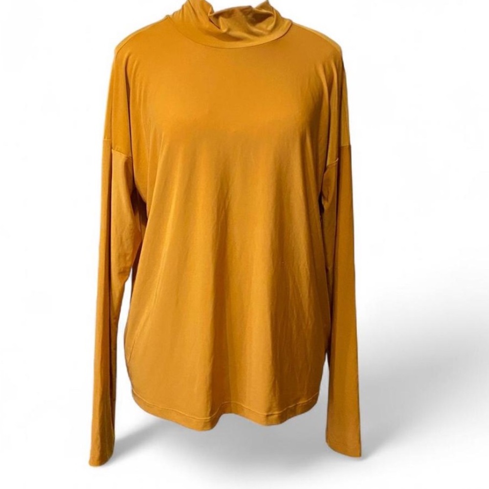 Nine West Mustard Yellow Long Sleeve Top